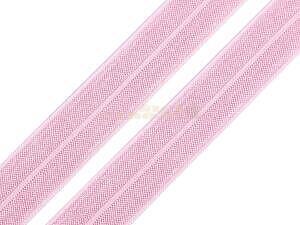 Pruženka lemovací šíře 18 mm 29, růžová světlá