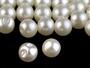 Knoflík perla 8 mm 2, krémová