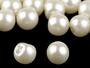 Knoflík perla 12 mm 2, krémová