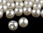 Knoflík perla 10 mm 2, krémová