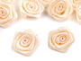 Růže saténová 20 mm 11, broskvová
